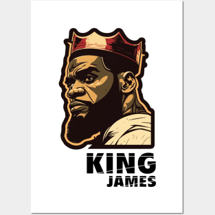 James KING white Posters and Art